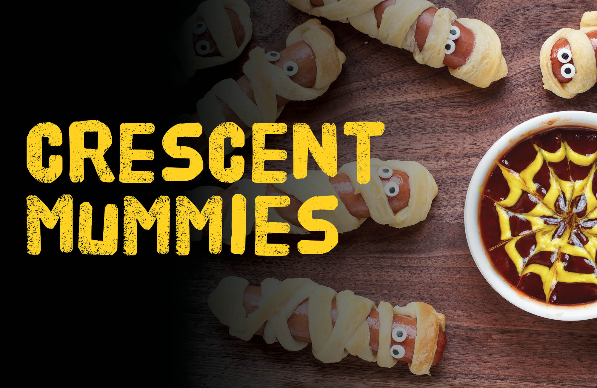 This Halloween, Wrap Up these Yummy Crescent Mummy Dogs