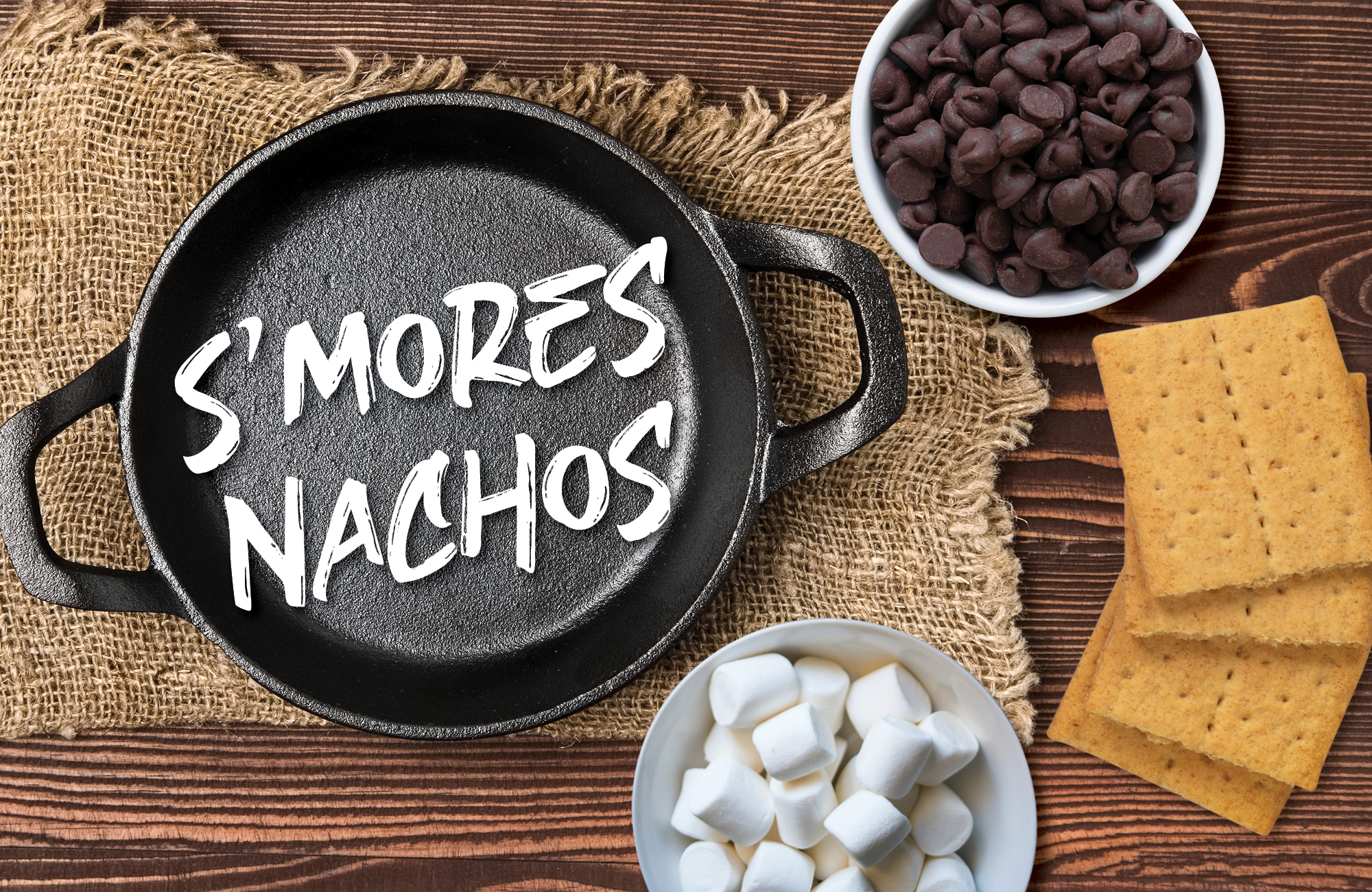 Perfectly Toasted S'Mores Nachos