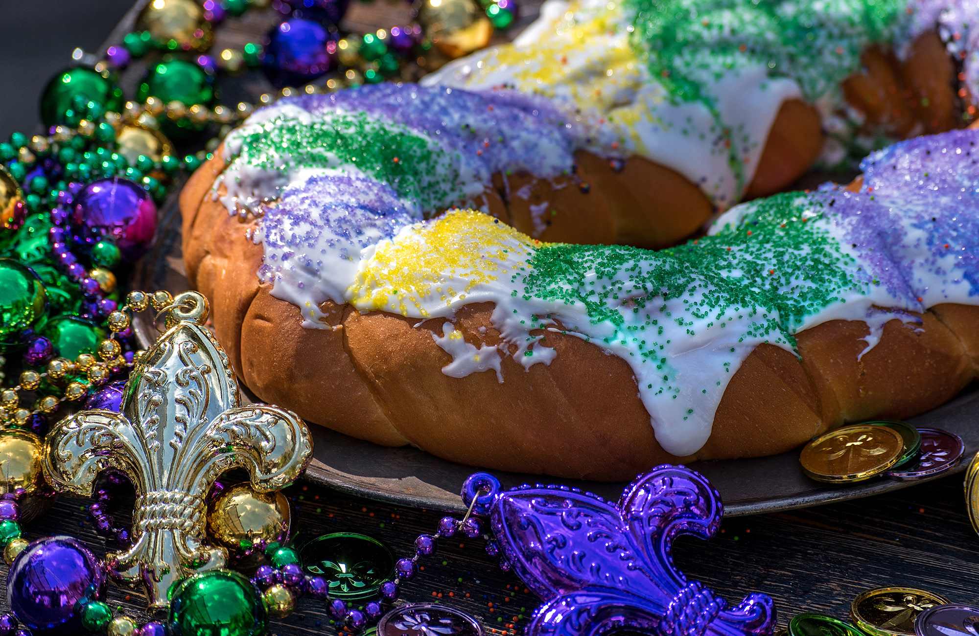 Mardi Gras King Cake